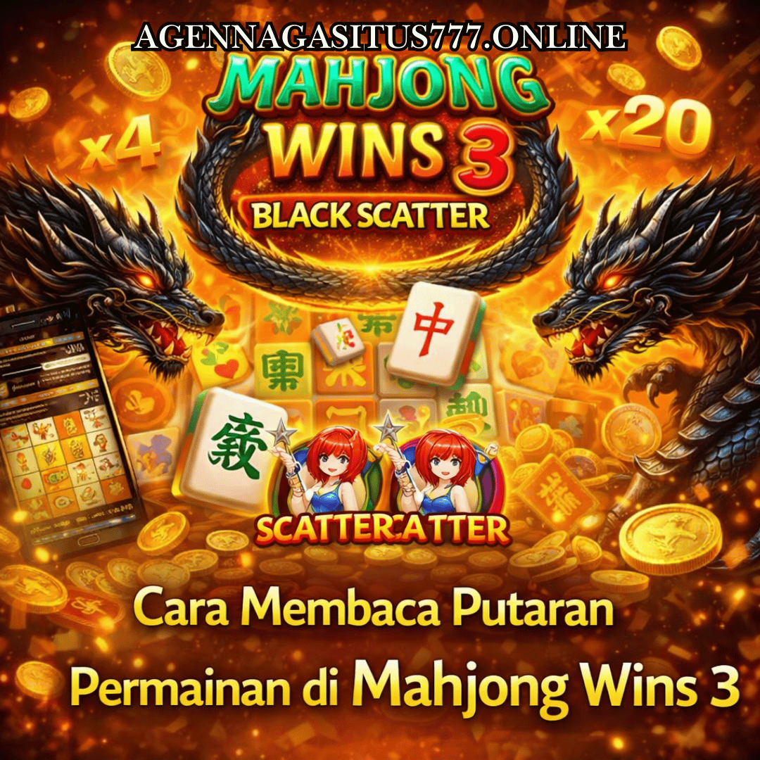 Cara Membaca Putaran Permainan di Mahjong Wins 3 Black Scatter